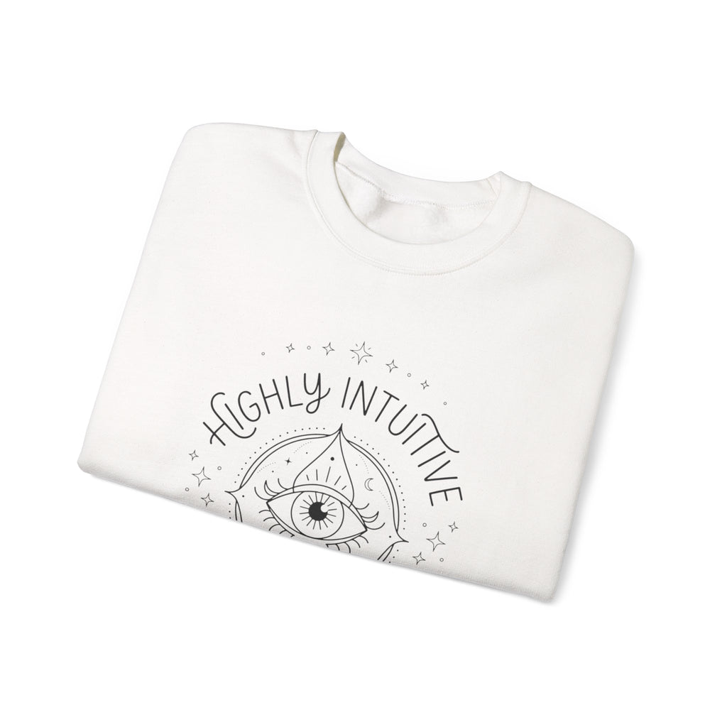 Highly Intuitive Crewneck Sweatshirt — Mystic Eye Graphic