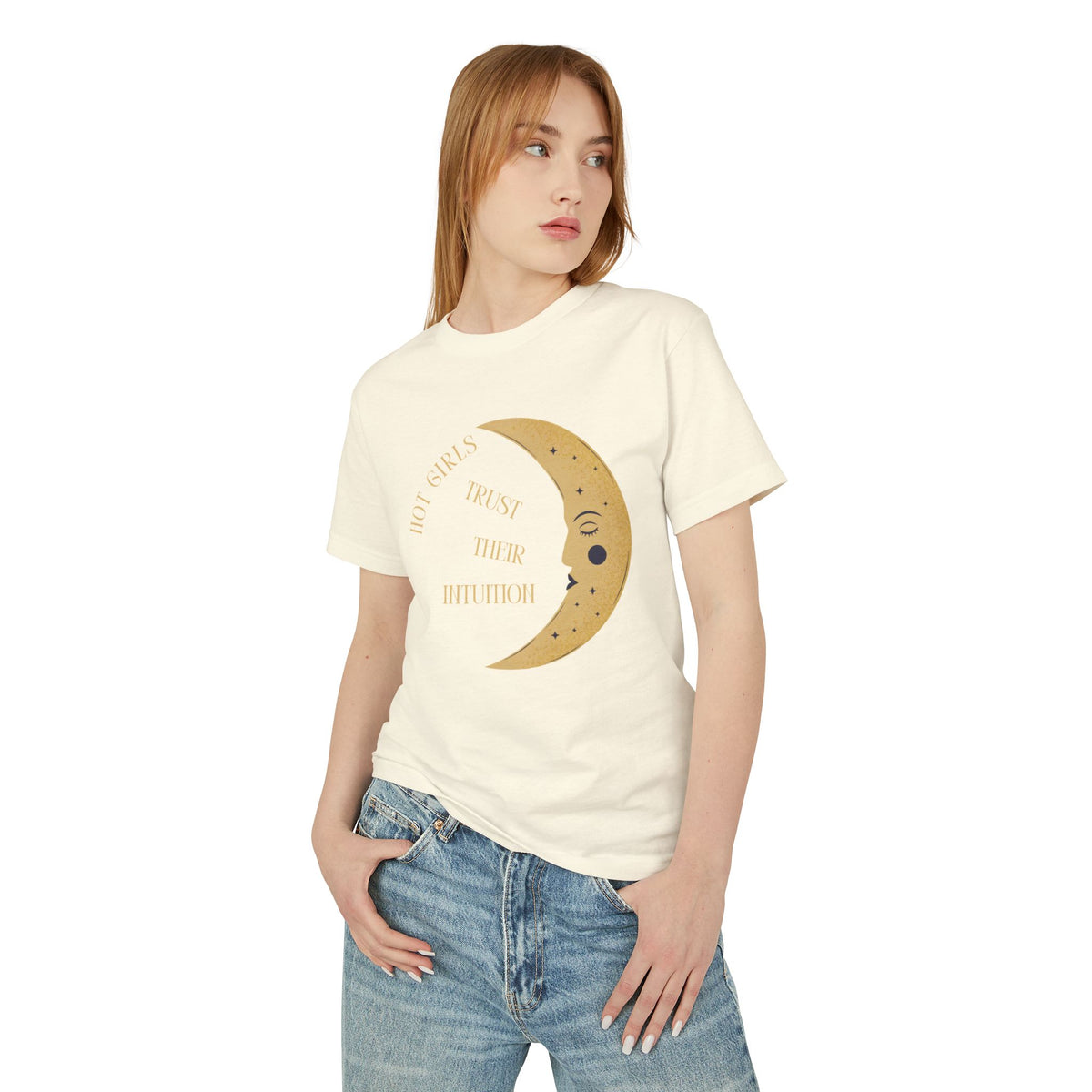 Moon Phase T‑Shirt — Vintage Crescent Moon Graphic Tee