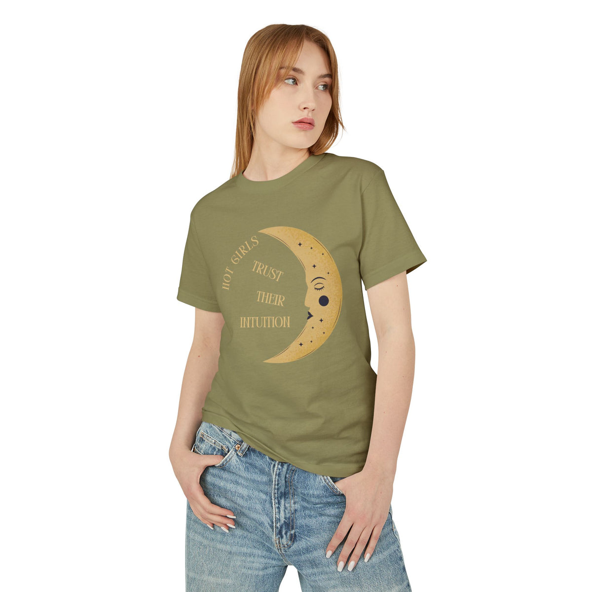 Moon Phase T‑Shirt — Vintage Crescent Moon Graphic Tee