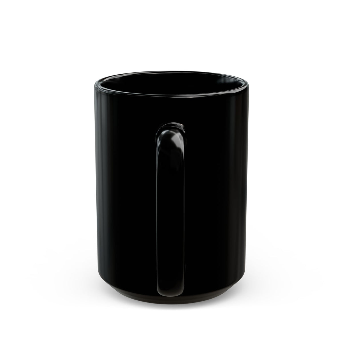 Hot Girls Trust Their Intuition Moon Black Mug (11oz & 15oz)