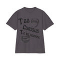 Oversized 'Too Curious To Be Normal' Graphic Tee