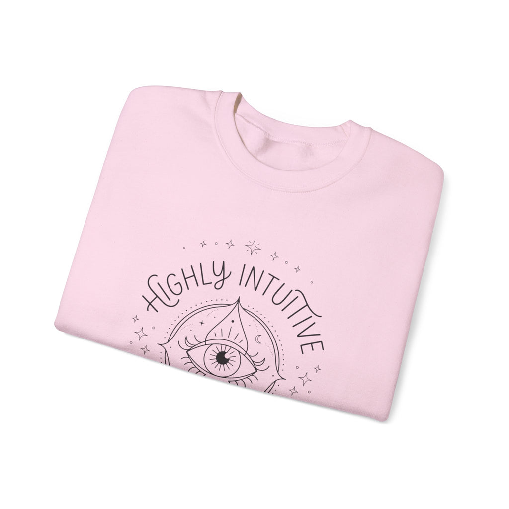 Highly Intuitive Crewneck Sweatshirt — Mystic Eye Graphic